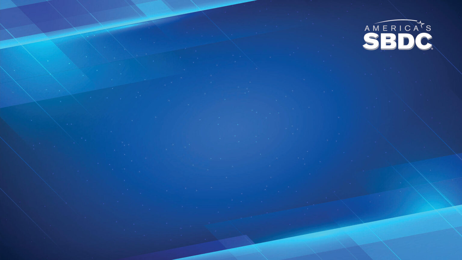 PlainBluebrandedZoombackground America's SBDC