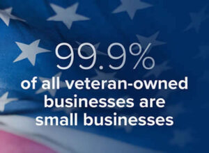 99.9% of veteran-owned businesses are small businesses